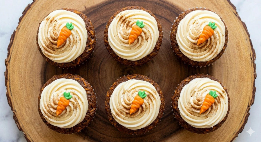 Cupcakes de Zanahoria con Canela
