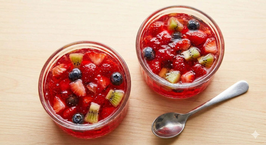 Gelatina Proteica de Frutas