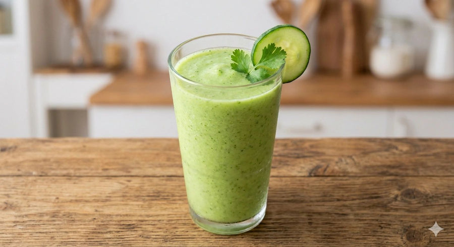 Batido de Pepino y Cilantro