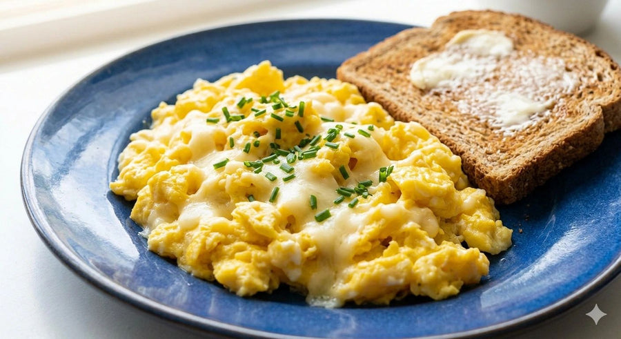 Huevos Revueltos con Queso