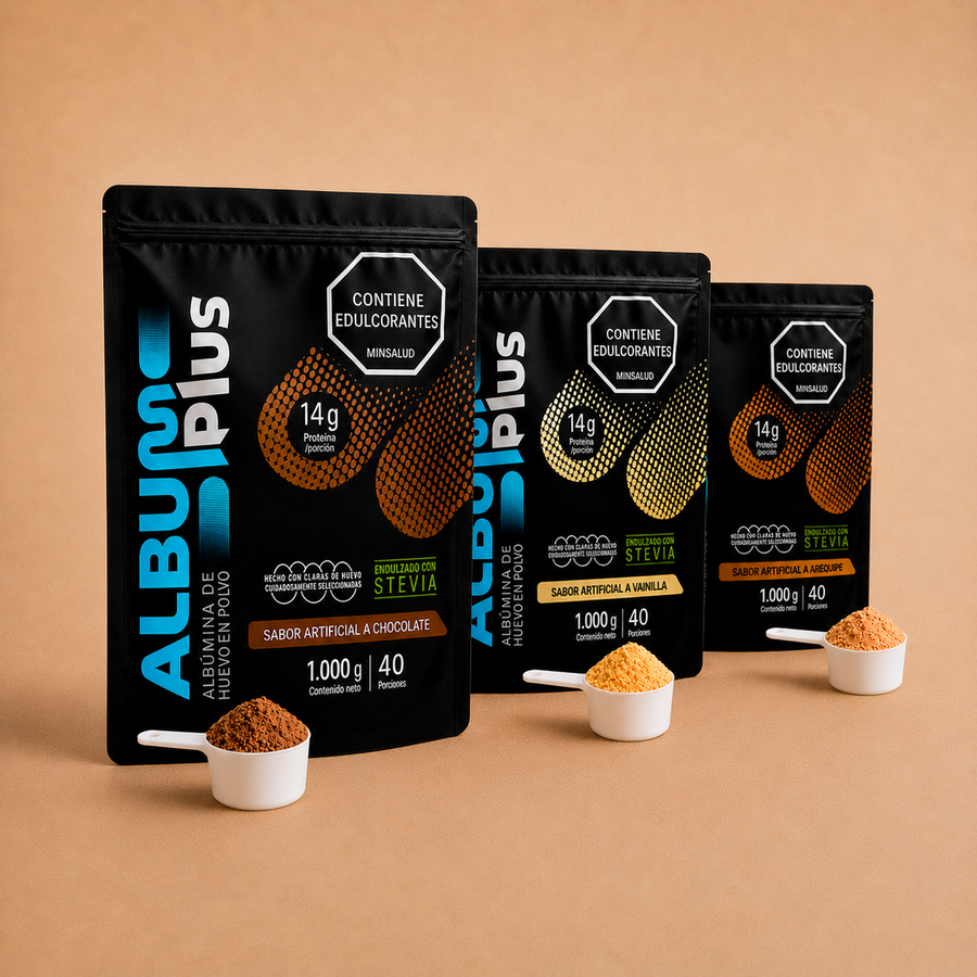 AlbumPlus 1kg — los tres sabores